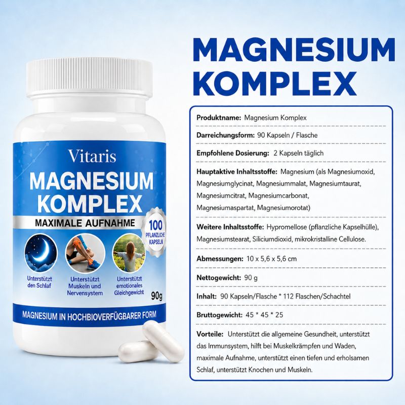 Magnesium-Komplex: Das Mineral, das Menschen mit Bluthochdruck häufig fehlt.