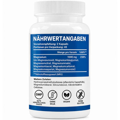 Magnesium-Komplex: Das Mineral, das Menschen mit Bluthochdruck häufig fehlt.