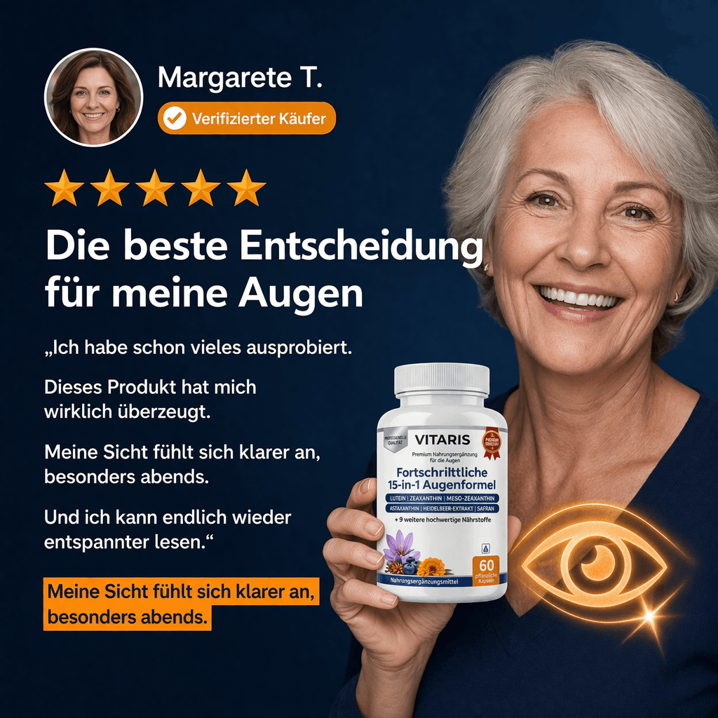 Vitaris 15-in-1 Fortschrittliche Formel für die Augen