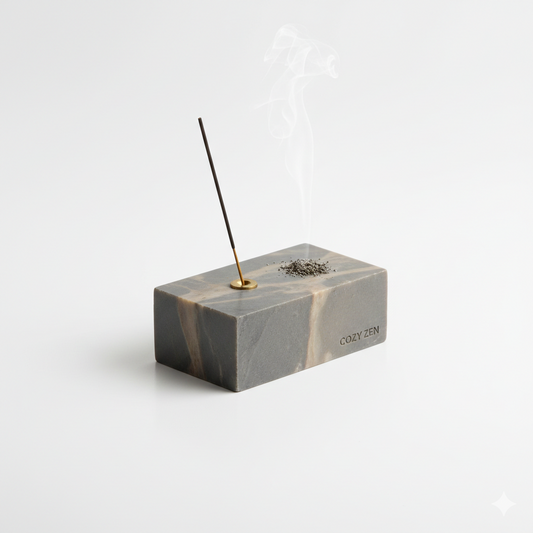 Minimalist Soapstone Incense Vessel for Meditation
